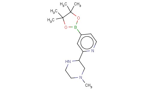1-METHYL-5-[4-(4,4,5,5-TETRAMETHYL-1,3,2-DIOXABOROLAN-2-YL)PYRIDIN-2-YL]PIPERAZINE